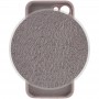 Чохол Silicone Case Full Camera Protective (AA) для Apple iPhone 13 (6.1") Сірий / Lavender / PVH