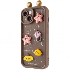 Чехол TPU Toys Case with Ears для Apple iPhone 15 (6.1")