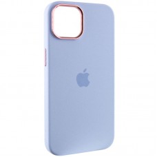 Чехол Silicone Case Metal Buttons (AA) для Apple iPhone 12 Pro Max (6.7")