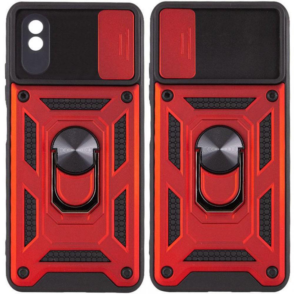 Чохол Ummi Camshield Serge Ring для Xiaomi Redmi 9A Червоний