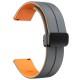 Силіконовий ремінець Classy для Smart Watch 20mm Grey / Orange