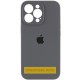 Чохол Silicone Case Full Camera Protective (AA) для Apple iPhone 17 Pro (6.3") Сірий / Dark Gray