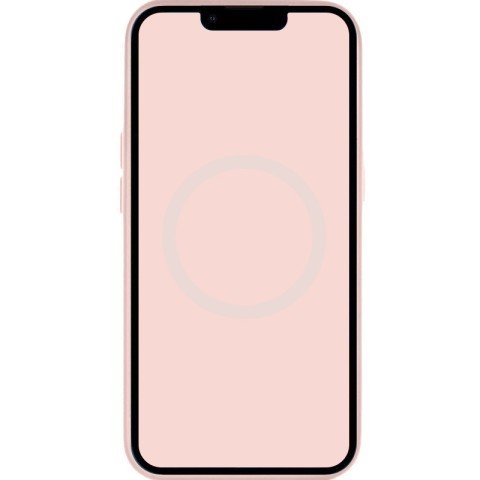 Чохол Silicone case (AAA) with Magsafe and Animation для Apple iPhone 14 Pro (6.1") Рожевий / Chalk Pink
