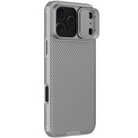 Карбонова накладка Nillkin CamShield Pro для Apple iPhone 17 Pro (6.3") Titanium gray