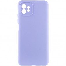 Чохол Silicone Cover Lakshmi Full Camera (AA) для Motorola Moto G32 Бузковий / Dasheen