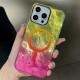 Чохол TPU Shiny Mountain (MagFit) для Apple iPhone 16 Pro (6.3") Yellow / Pink