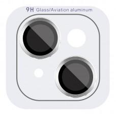 Захисне скло Metal Classic на камеру (у упак.) для Apple iPhone 14 (6.1") / 14 Plus (6.7") Срібний / Silver