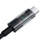Дата кабель Baseus Gem Fast Charging Type-C to Type-C 100W (1m) (P10373000111) Cluster Black