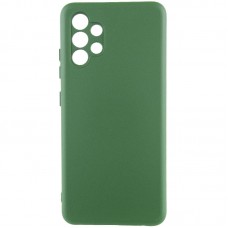 Чохол Silicone Cover Lakshmi Full Camera (A) для Samsung Galaxy A32 4G Зелений / Dark green