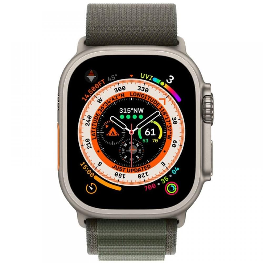Ремінець Alpine Loop для Apple Watch 42(ser.1-3)/44/45/46/49mm (m/l) Зелений / Green