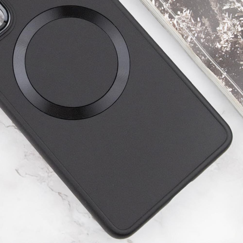 TPU чохол Bonbon Metal Style with MagSafe для Samsung Galaxy A25 5G Чорний / Black