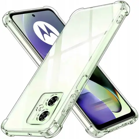 TPU чохол GETMAN Ease logo посилені кути Full Camera для Motorola Moto G54 Power Безбарвний (прозорий)