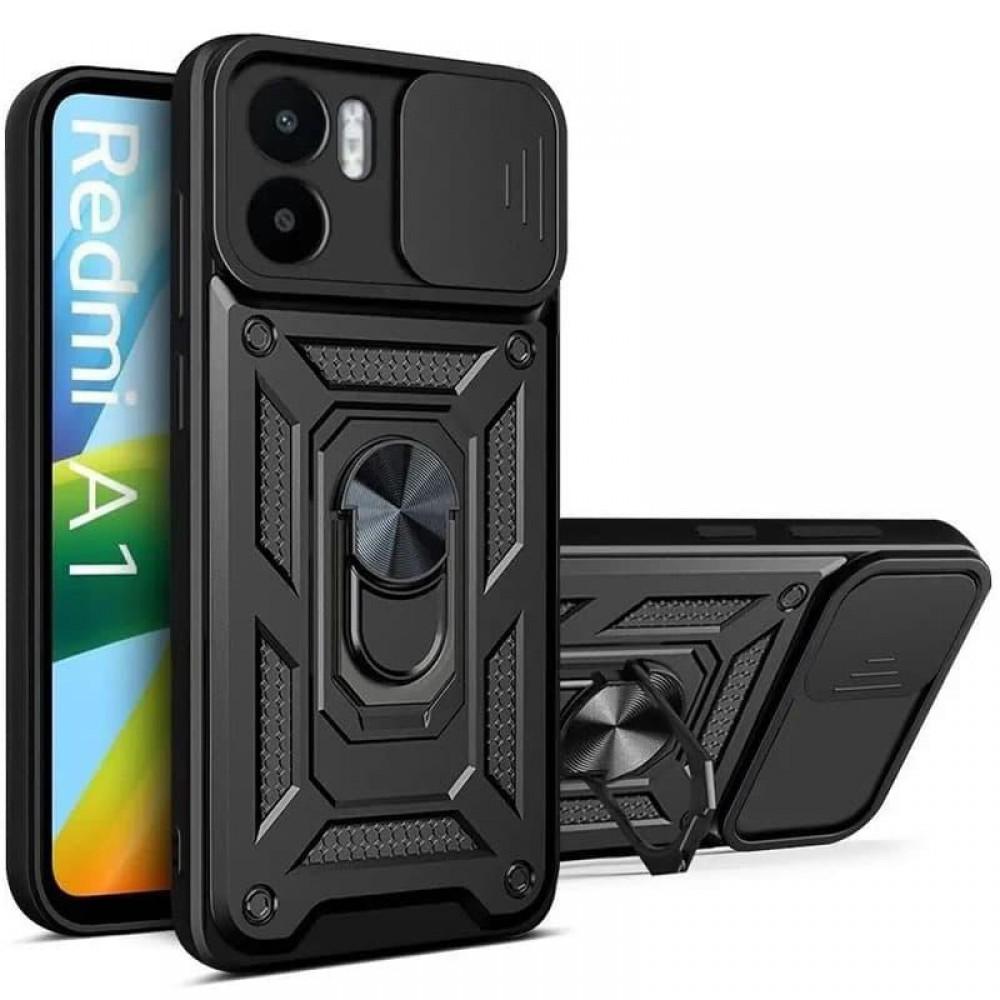 Чохол Ummi Camshield Serge Ring для Xiaomi Redmi A1 / A2 Чорний