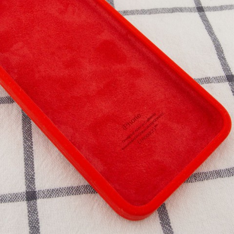 Чохол Silicone Case Square Full Camera Protective (AA) для Apple iPhone XR (6.1") Червоний / Red