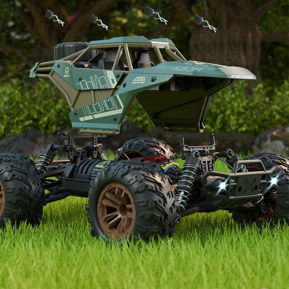 Машинка на радіокеруванні SCHE HW8809 Four-wheel drive high-speed Green
