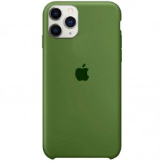Чохол Silicone Case (AA) для Apple iPhone 11 Pro Max (6.5") Зелений / Army green
