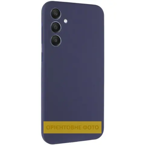 Чохол Silicone Cover Lakshmi Full Camera (AAA) для Samsung Galaxy S25 Edge Темно-синій / Midnight blue