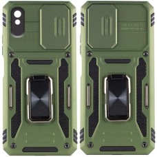 Ударостійкий чохол Camshield Army Ring для Xiaomi Redmi 9A Оливковий / Army Green