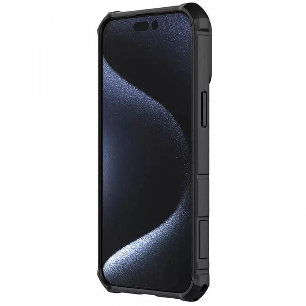 TPU+PC чехол Nillkin CamShield Armor (шторка на камеру) для Apple iPhone 15 Pro Max (6.7")