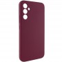 Чохол Silicone Cover Lakshmi Full Camera (AAA) для Samsung Galaxy A35 Бордовий / Plum