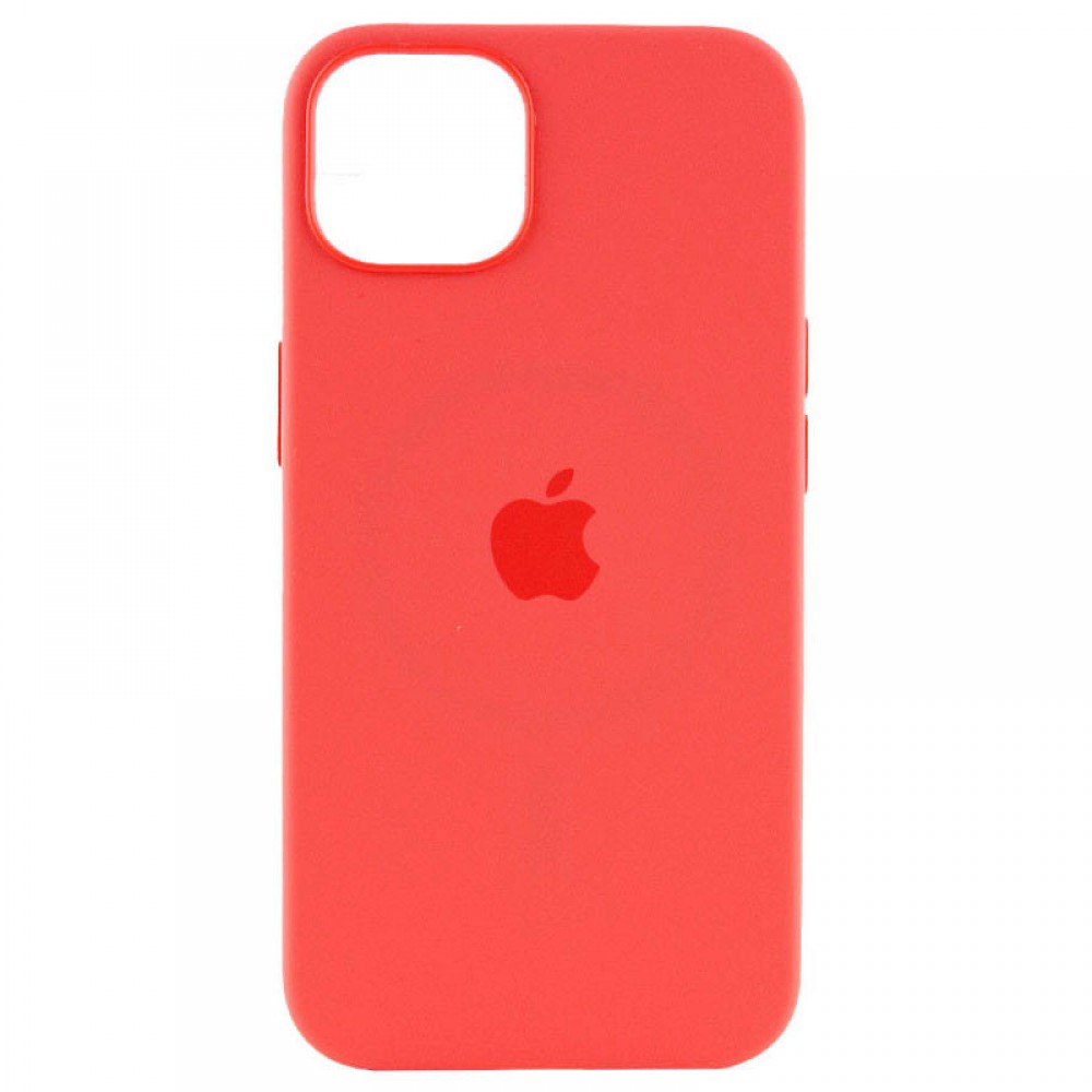 Чехол Silicone case (AAA) with Magsafe and Animation для Apple iPhone 15 (6.1")