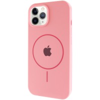 Чохол Silicone Case Full Protective (AA) with MagSafe для Apple iPhone 11 Pro (5.8") Рожевий / Light pink