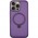 TPU+PC чохол Metal Buttons with MagSafe Colorful HQ Ring для Apple iPhone 14 Pro Max (6.7") Purple