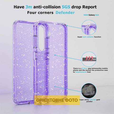 TPU чохол Nova для Samsung Galaxy A17 4G/5G Purple