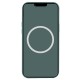 Чохол Silicone case (AAA) full with Magsafe and Animation для Apple iPhone 16 Pro (6.3") Lake Green