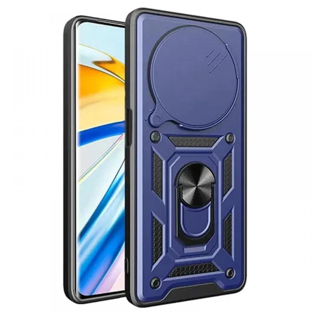 Чохол Ummi Camshield Serge Ring для Xiaomi Redmi Note 14 Pro+ Синій