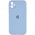 Чохол Silicone Case Square Full Camera Protective (AA) для Apple iPhone 11 (6.1") Блакитний / Lilac Blue