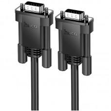 Дата кабель Hoco US11 VGA male to VGA male HD (1m) Black