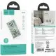 Електронний термогігрометр + годинник Hoco HX42 Indoor White