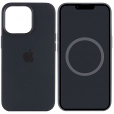Чохол Silicone case (AAA) full with Magsafe and Animation для Apple iPhone 13 Pro Max (6.7") Чорний / Midnight