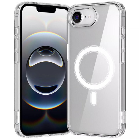Чохол TPU Clear Case with MagSafe для Apple iPhone 16e (6.1") Clear