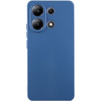 Чохол Silicone Cover Lakshmi Full Camera (AA) для Xiaomi Redmi Note 13 5G Синій / Navy Blue