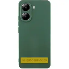 Чохол Silicone Cover Ummi Lakshmi Full Camera (AA) для Xiaomi Poco X6 Pro Зелений / Dark green
