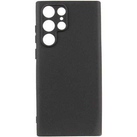 Чохол TPU GETMAN Liquid Silk Full Camera для Samsung Galaxy S24 Ultra Чорний / Black