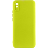 Чохол Silicone Cover Lakshmi Full Camera (A) для Xiaomi Redmi 9A Жовтий / Flash