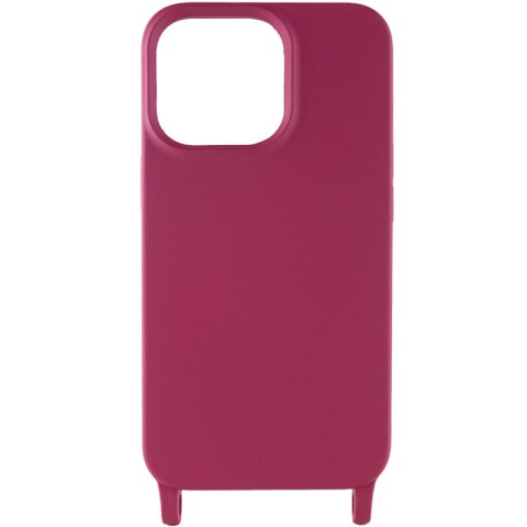 Чохол TPU two straps California для Apple iPhone 13 (6.1") Червоний / Rose Red