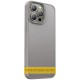 TPU чохол Carbon Protective with Magsafe для Apple iPhone 15 (6.1") Grey