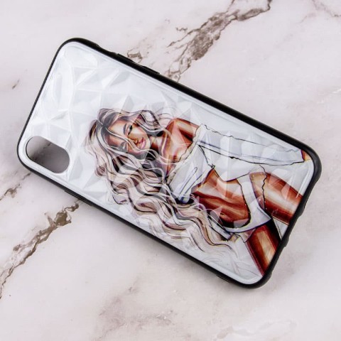 TPU+PC чохол Prisma Ladies для Apple iPhone XR (6.1") White