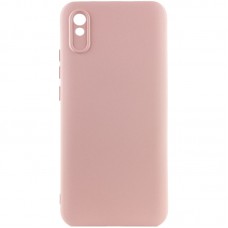 Чохол Silicone Cover Lakshmi Full Camera (AAA) для Xiaomi Redmi 9A Рожевий / Pink Sand