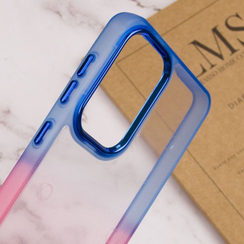 Чохол TPU+PC Fresh sip series для Xiaomi Redmi Note 11 Pro 4G/5G / 12 Pro 4G Рожевий / Синій