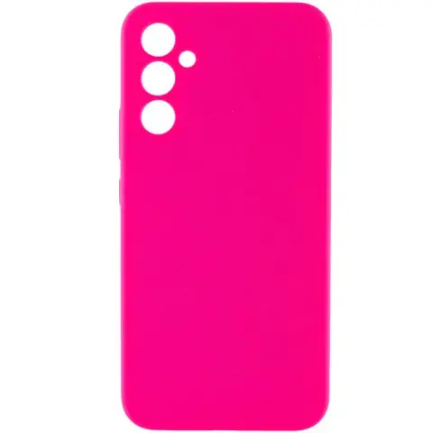 Чохол Silicone Cover Lakshmi Full Camera (AAA) для Samsung Galaxy S24 Рожевий / Barbie pink