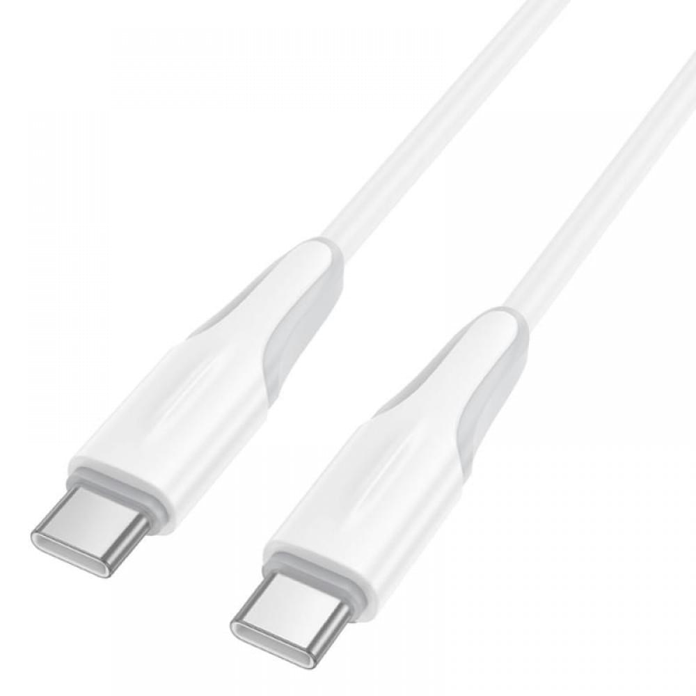 Дата кабель Borofone BX119 New Type-C to Type-C 60W (1m) White