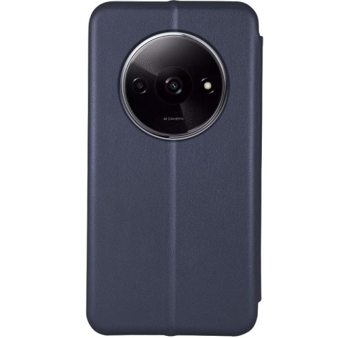 Шкіряний чохол-книжка Classy для Xiaomi Redmi A3 Темно-синій