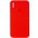 Чохол Silicone Case Square Full Camera Protective (AA) для Apple iPhone XS / X (5.8") Червоний / Red