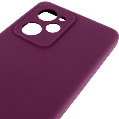 Чохол Silicone Cover Ummi Lakshmi Full Camera (AA) для Xiaomi Poco X5 Pro 5G Бордовий / Marsala