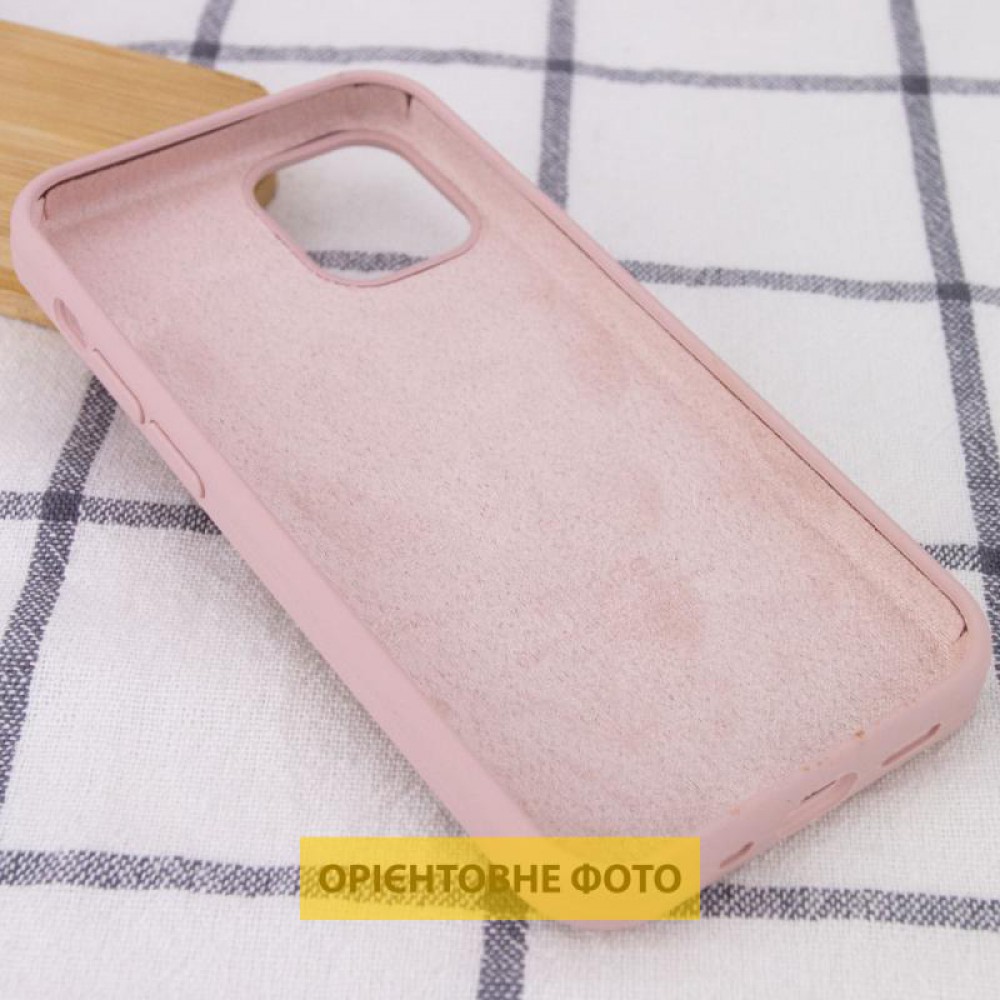 Чохол Silicone Case Full Protective (AA) для Apple iPhone 16 Plus (6.7") Рожевий / Pink Sand